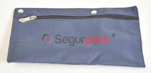 cartuchera porta valores con fleje metalalico